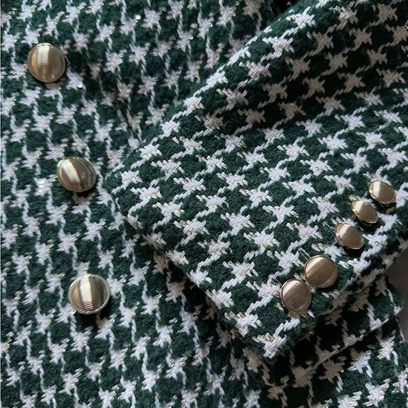 HOUSE OF HARLOW 1960 TWEED BLAZER SZ L - Picture 5 of 11